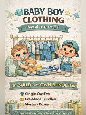 ⭐ Baby Boy Clothing | Curate Your Own Bundle & Save ⭐